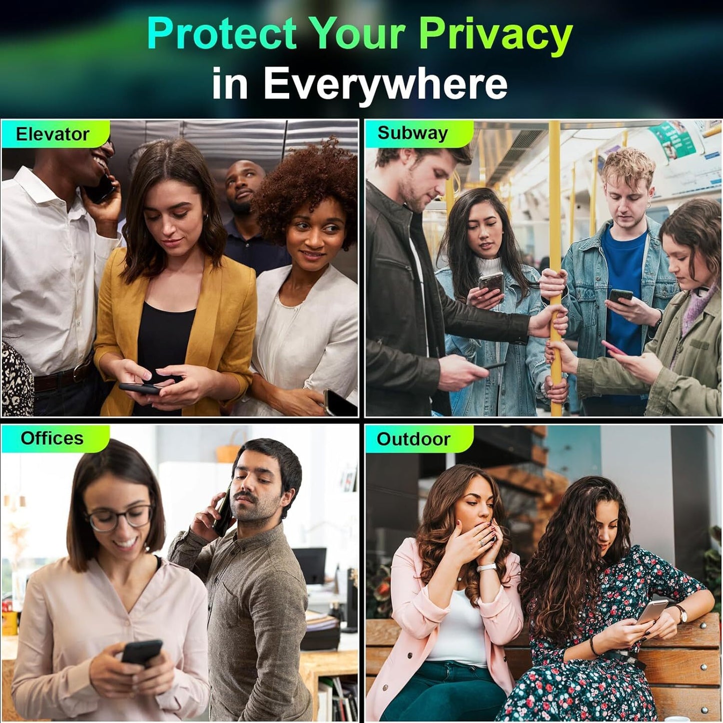 Iphone 17 16 15 Pro Max 14 13 12 11 plus Privacy Tempered Glass Screen Protector