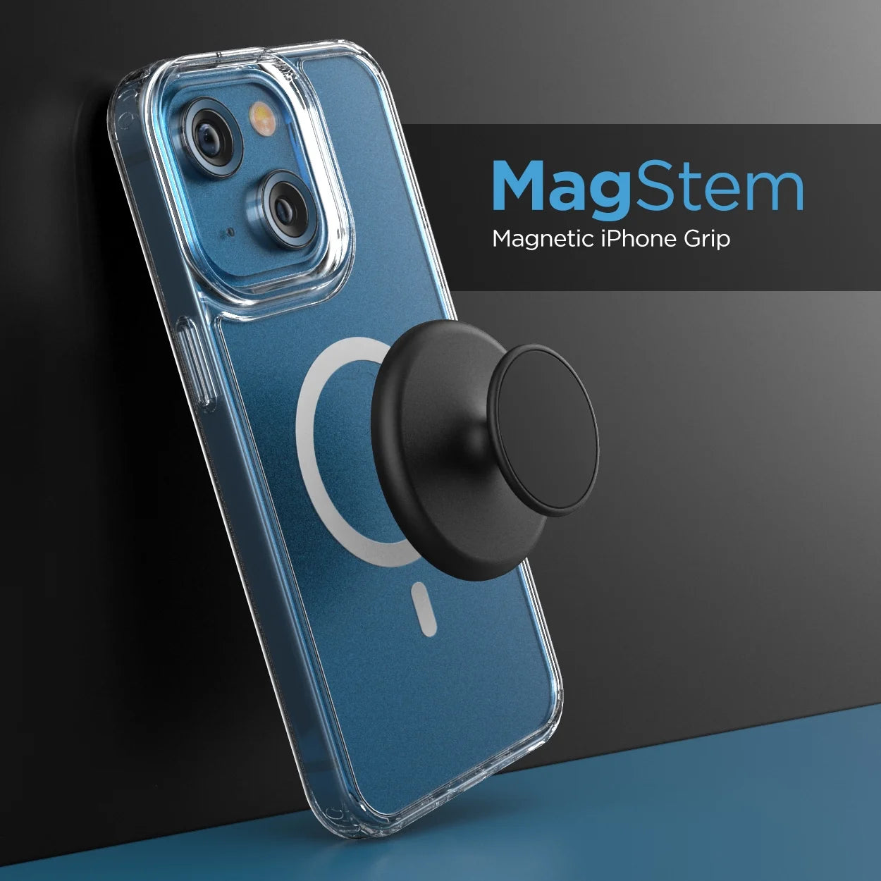 Magnetic Holder Designed for Magsafe Iphone 12/13 Cases and Accessories (2-In-1 Grip/Kickstand)