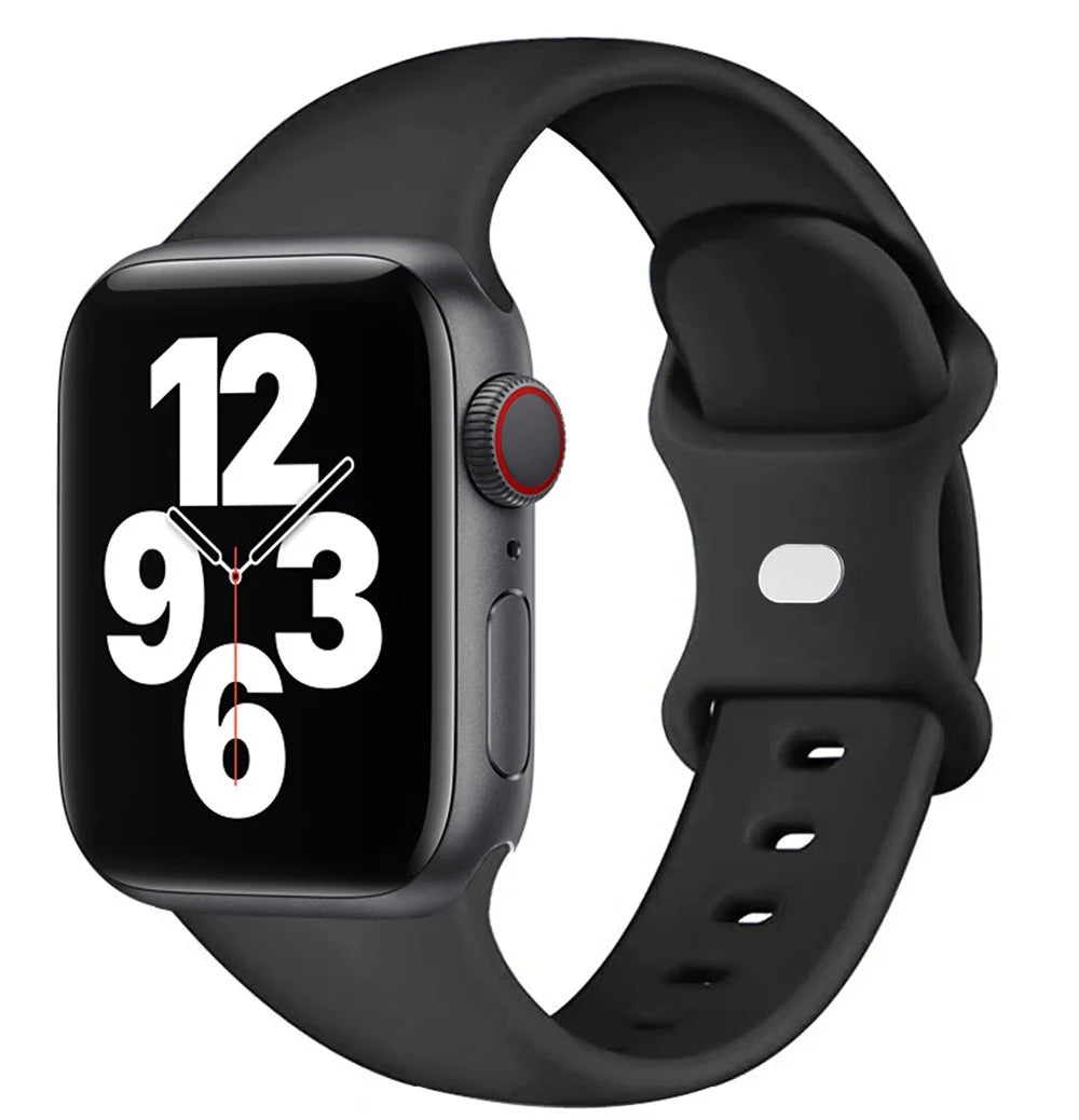 Band for Apple Watch Bands 40Mm Series SE 7 6 5 4 3 2 1 38Mm 44Mm 42Mm 45Mm 41Mm,Women and Men Sport Apple Watch Bands,Soft Silicone Strap Replacement for Iwatch Bands