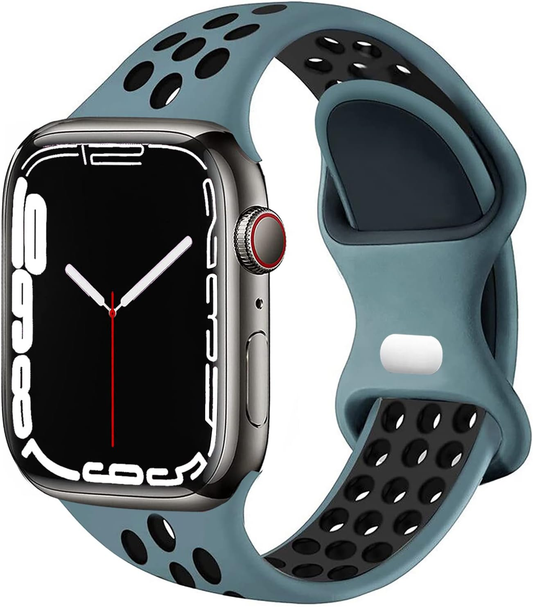 Apple Watch Band - Breathable Silicone Sport Strap | 42mm-49mm All Series