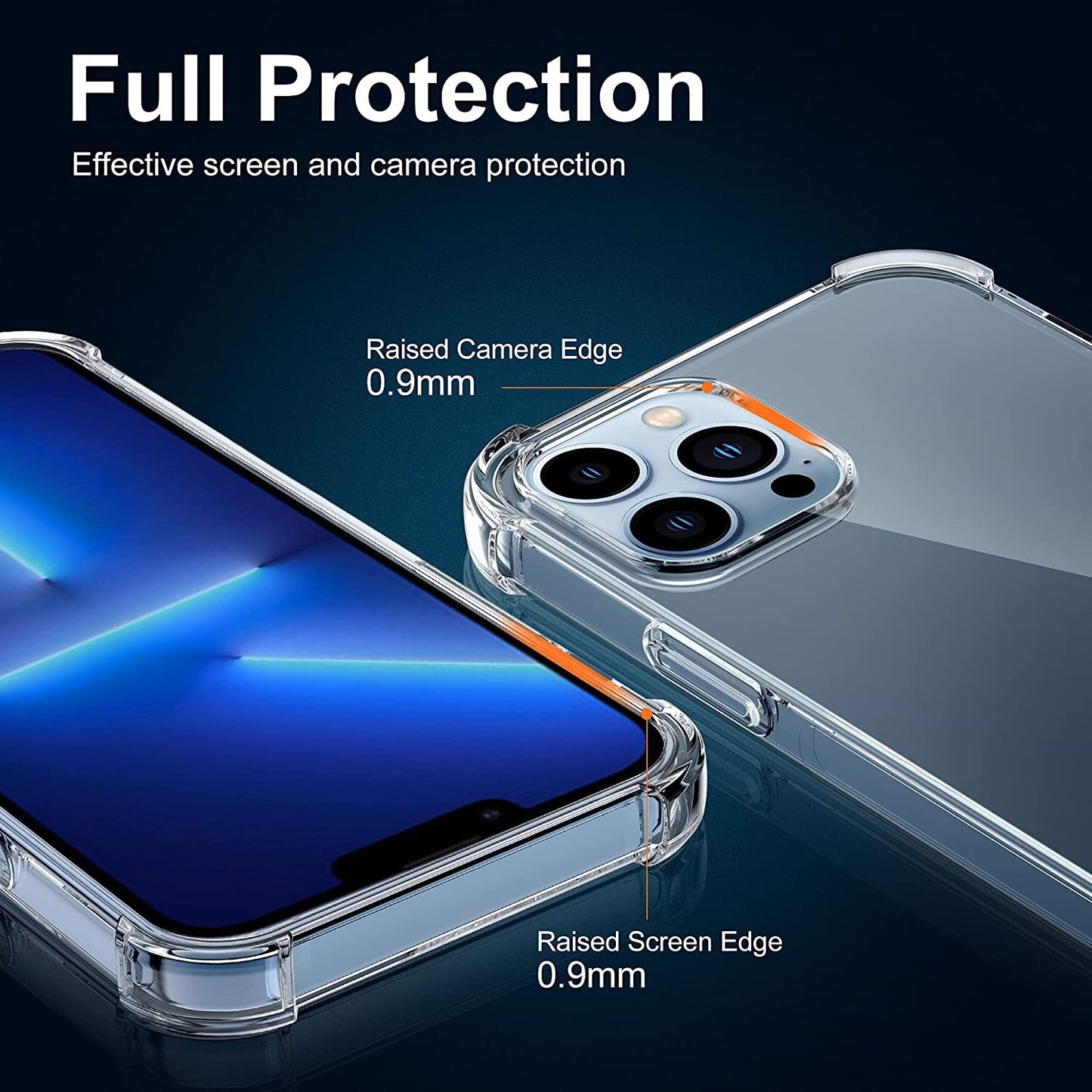 For Iphone 16 15 14 13 12 11 Pro Max 8 7 Shockproof Case Cover Screen Protector