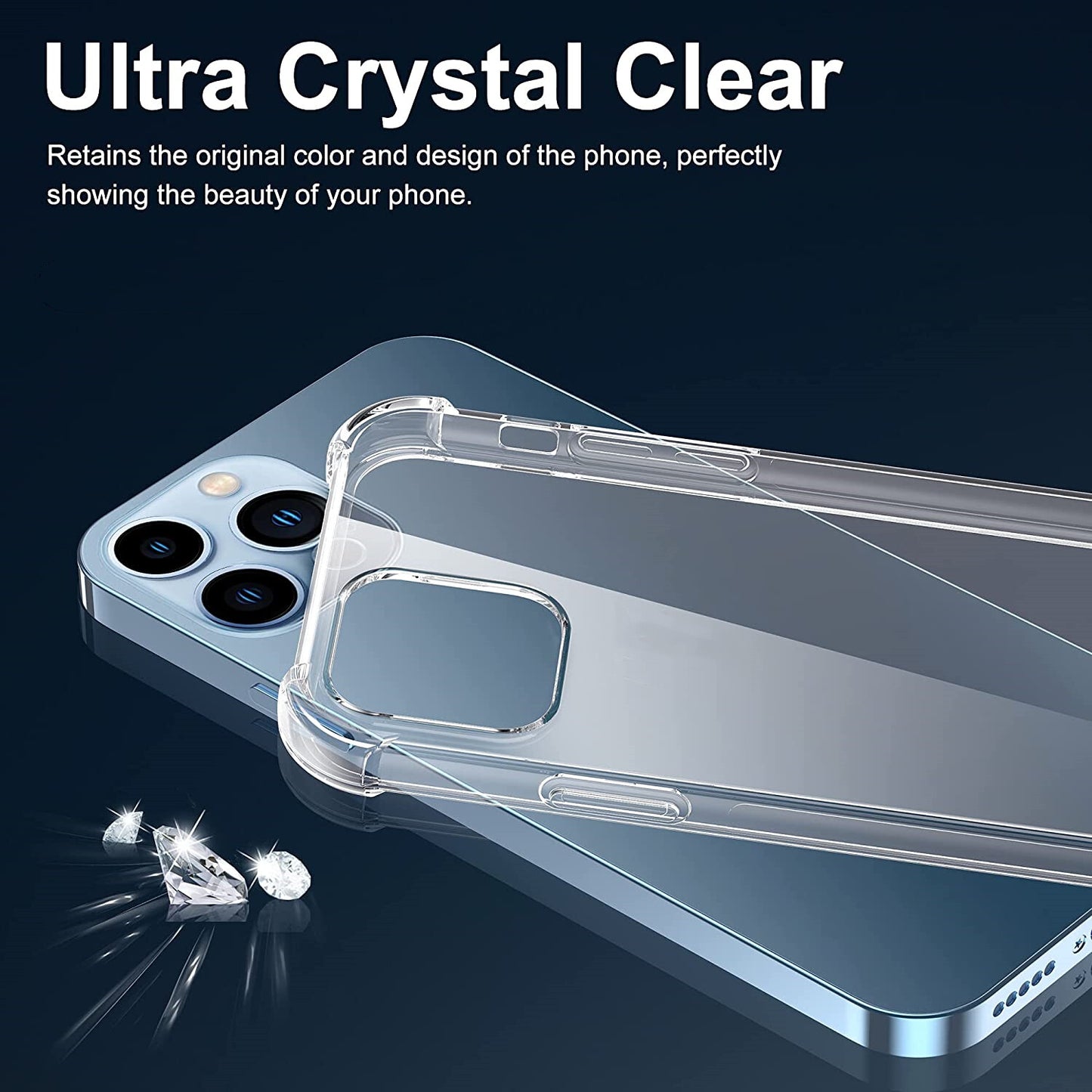 For Iphone 16 15 14 13 12 11 Pro Max 8 7 Shockproof Case Cover Screen Protector